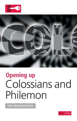 Cover image for Opening up Colossians and Philemon (Opening up the Bible)