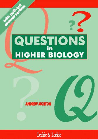 Cover image for Questions in Higher Biology