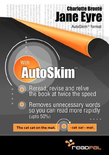 Cover image for Jane Eyre, With Autoskim - Reread, Revise And Relive the Book at Twice the Speed