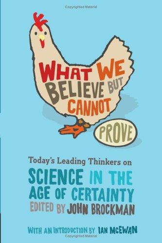 Cover image for What We Believe but Cannot Prove
