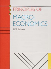 Cover image for Principles of macroeconomics