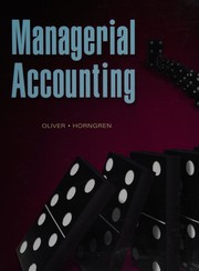 Cover image for Managerial accounting