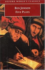 Cover image for Five Plays