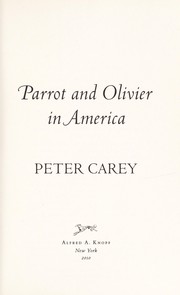 Cover image for Parrot and Olivier in America