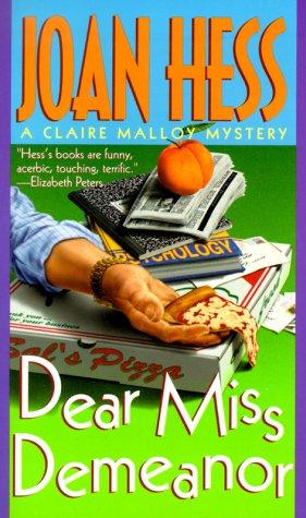 Cover image for Dear Miss Demeanor: A Claire Malloy Mystery