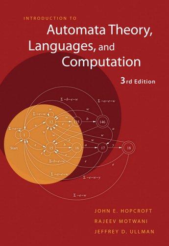 Cover image for Introduction to Automata Theory, Languages, and Computation (3rd Edition)