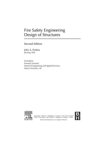 Cover image for Fire safety engineering : design of structures