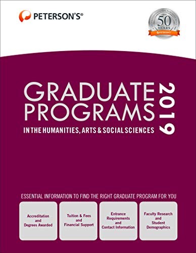 Cover image for Graduate Programs in the Humanities, Arts & Social Sciences 2019