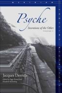 Cover image for Psyche: Inventions of the Other, Volume II (Meridian: Crossing Aesthetics)