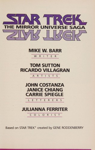 Cover image for Star Trek ... The Mirror Universe Saga