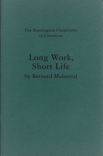 Cover image for Long Work, Short Life (Chapbooks in Literature Series)