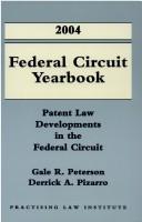 Cover image for 2004 Federal Circuit Yearbook