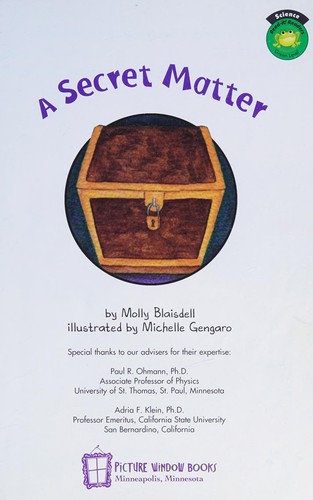 Cover image for secret matter