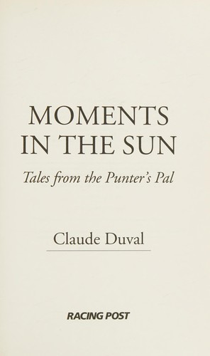 Cover image for Moments in the Sun